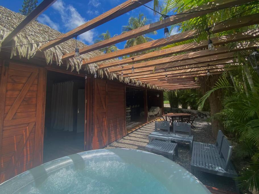 Eden Chalet, Spa Privatif Les Abymes Exterior foto